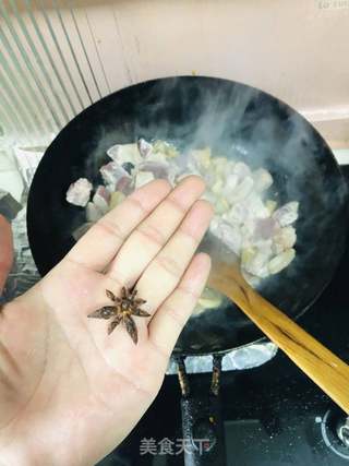 香椿烧肉的做法步骤:4