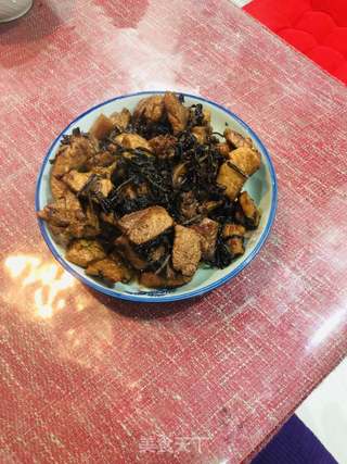 香椿烧肉的做法步骤:7