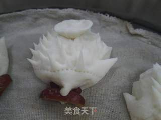 刺猬馒头的做法步骤:13