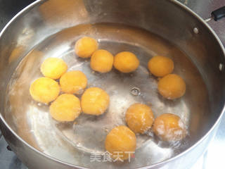 豆沙馅南瓜汤圆的做法步骤:16
