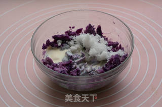 芝士焗紫薯的做法步骤:2