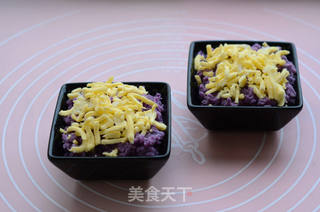 芝士焗紫薯的做法步骤:3