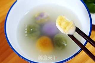 彩色汤圆的做法步骤:9