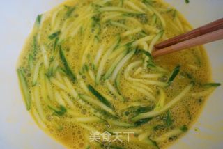 黄瓜鸡蛋饼的做法步骤：3