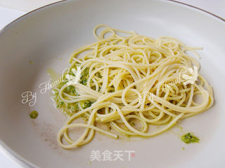 罗勒青酱意大利面的做法步骤:5
