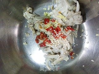 凉拌平菇的做法步骤:6
