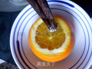 盐蒸橙子的做法步骤:4