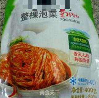 泡菜鸡肉馅饺子的做法步骤:2