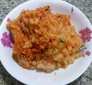 泡菜鸡肉馅饺子的做法步骤:7