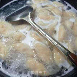 泡菜鸡肉馅饺子的做法步骤:13