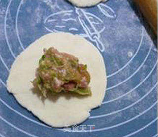 青萝卜肉馅馅饼的做法步骤：9