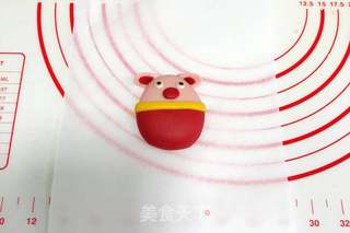 小福猪中国结馒头的做法步骤:16