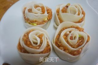 玫瑰煎饺的做法步骤：7