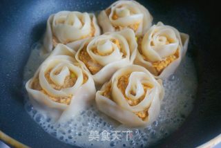 玫瑰煎饺的做法步骤:9