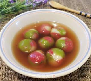 豆沙汤圆的做法步骤:12