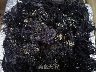 香辣烤紫菜的做法步骤:4