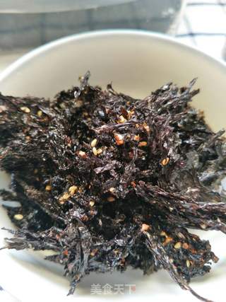 香辣烤紫菜的做法步骤:7