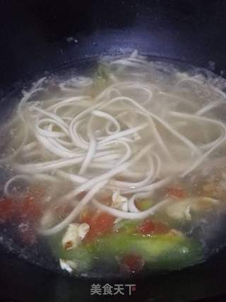 鸡蛋西红柿面的做法步骤：5