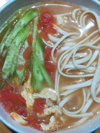 鸡蛋西红柿面的做法步骤：6