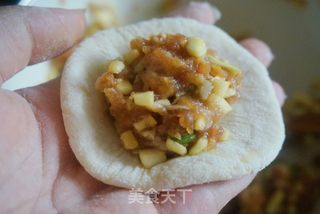 猪肉茄子馅包子的做法步骤:6