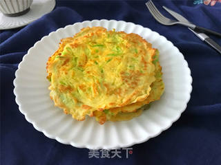 西葫芦鸡蛋饼的做法步骤:8