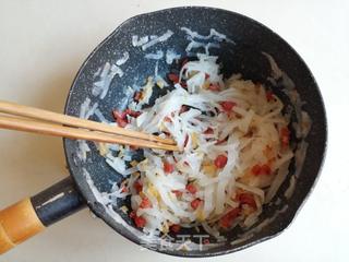 腊味萝卜糕的做法步骤:8