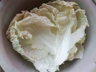 黄芽白水饺的做法步骤:2