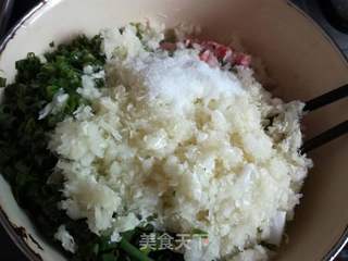 黄芽白水饺的做法步骤:5