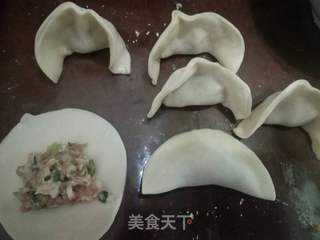 黄芽白水饺的做法步骤:7