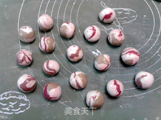 三色大理石汤圆的做法步骤:12