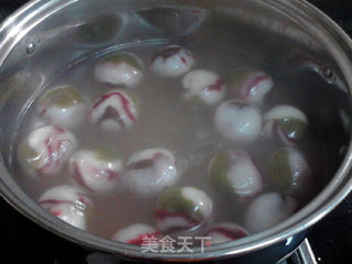 三色大理石汤圆的做法步骤:15
