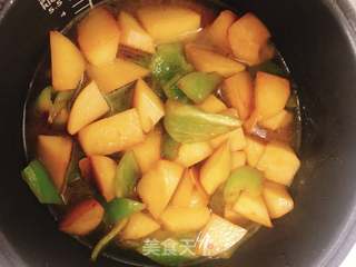 腊味土豆焖饭的做法步骤:5
