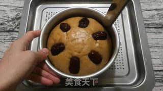 零失败红糖红枣发糕的做法，100%成功（蒸箱版）的做法步骤：10