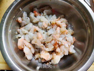 角瓜虾仁水饺的做法步骤:2