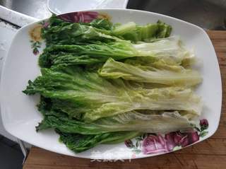 蚝油生菜的做法步骤:9