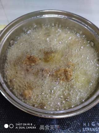 锅包肉的做法步骤:9