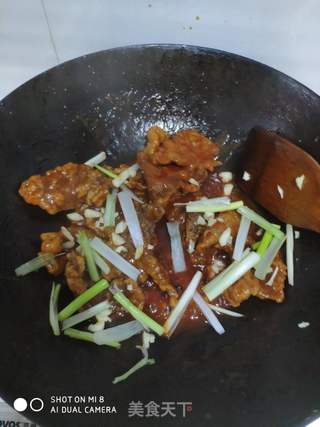锅包肉的做法步骤:16