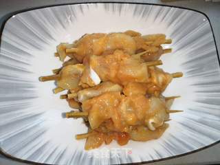 炸鸡肉串的做法步骤:2