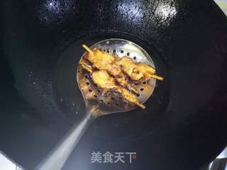 炸鸡肉串的做法步骤:4