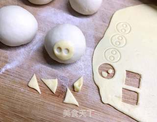 小猪馒头的做法步骤:4