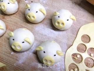 小猪馒头的做法步骤:6
