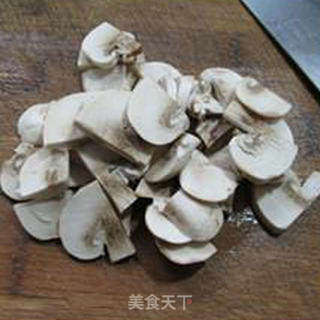 鲜蘑菇油菜蕻鸭肝羹的做法步骤:6