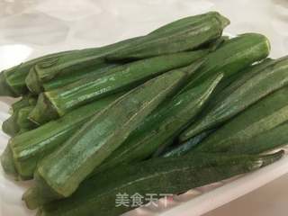 绣球秋葵的做法步骤:4
