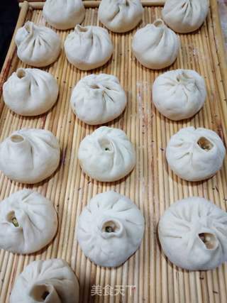 素馅大蒸包的做法步骤:10