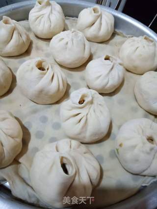 素馅大蒸包的做法步骤:11