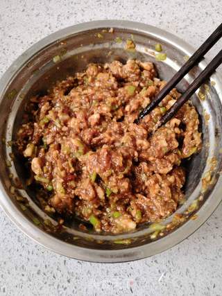 紫薯肉包的做法步骤:7