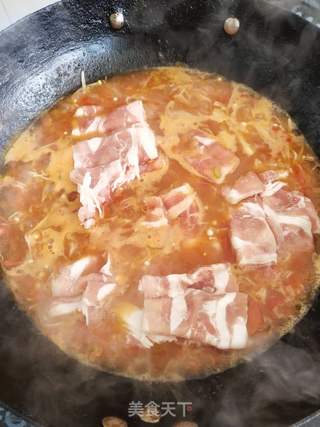 酸汤肥牛的做法步骤:10