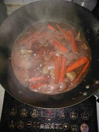 胡萝卜烧腐乳红肉的做法步骤:12
