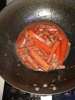 胡萝卜烧腐乳红肉的做法步骤:13
