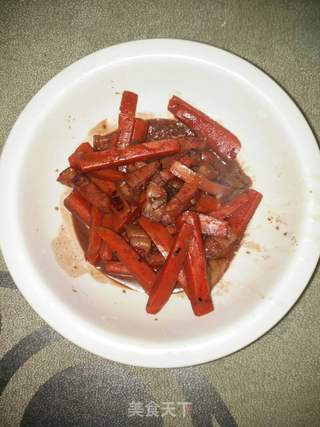 胡萝卜烧腐乳红肉的做法步骤:14